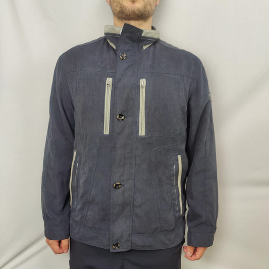 Redpoint Navy Blue Button Up Jacket Coat Men Size XL