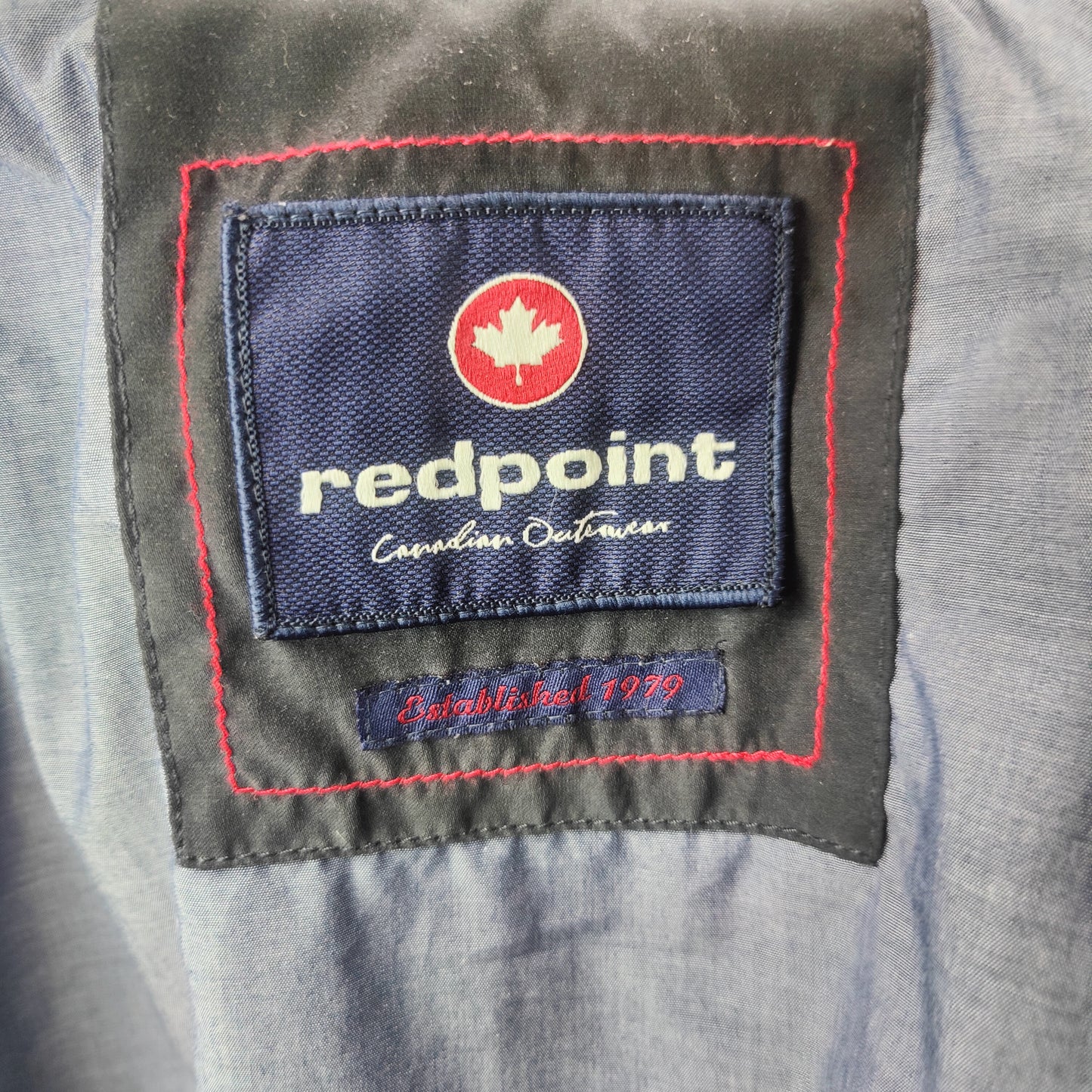 Redpoint Navy Blue Button Up Jacket Coat Men Size XL