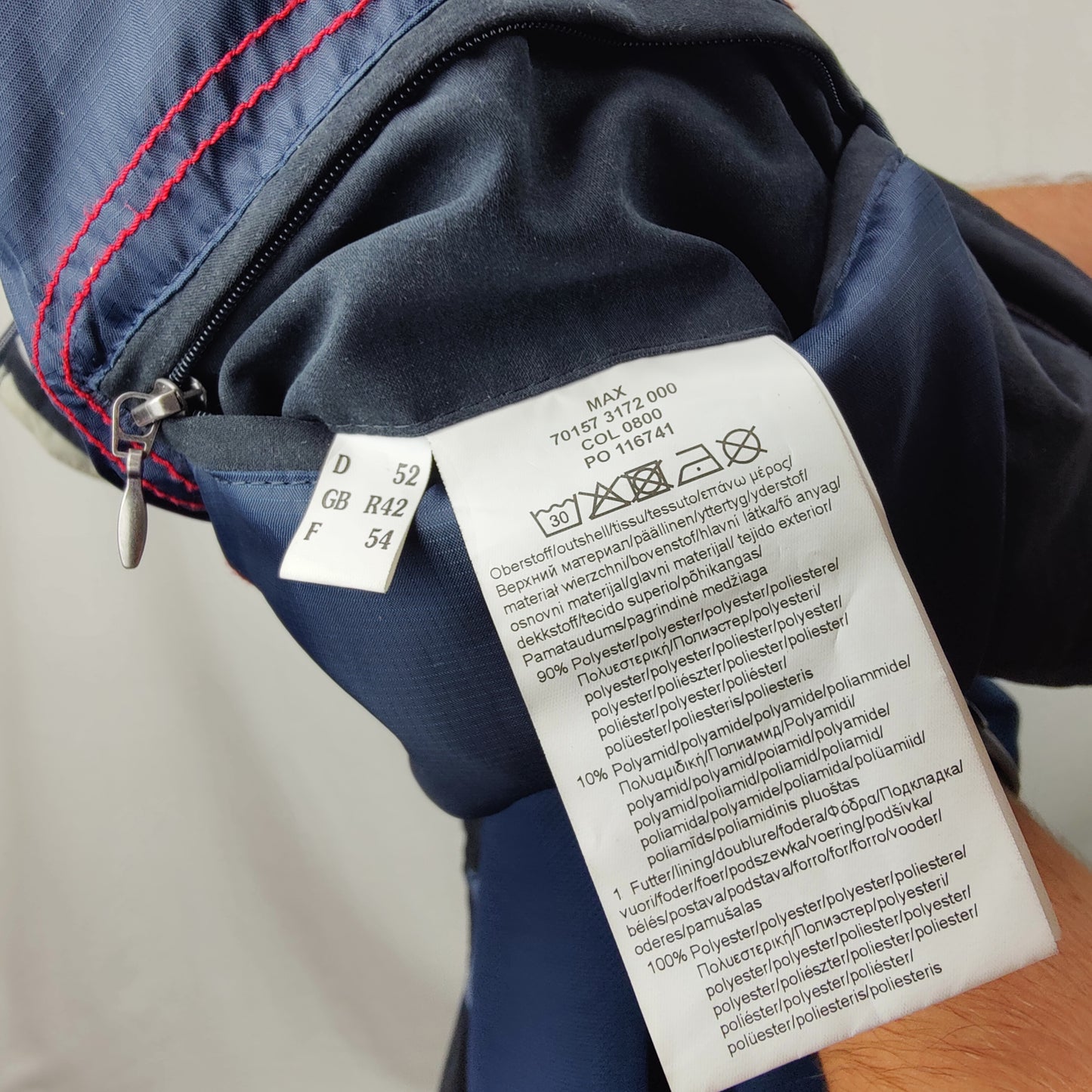 Redpoint Navy Blue Button Up Jacket Coat Men Size XL