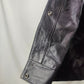 Philippe Monet Vintage Black Leather Jacket Coat Men Size Large