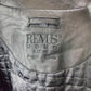 Remus Uomo Black Long Leather Jacket Coat Men Size XL