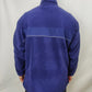 Adidas Vintage Blue Half Zip Fleece Jumper Sweatshirt Men Size Large