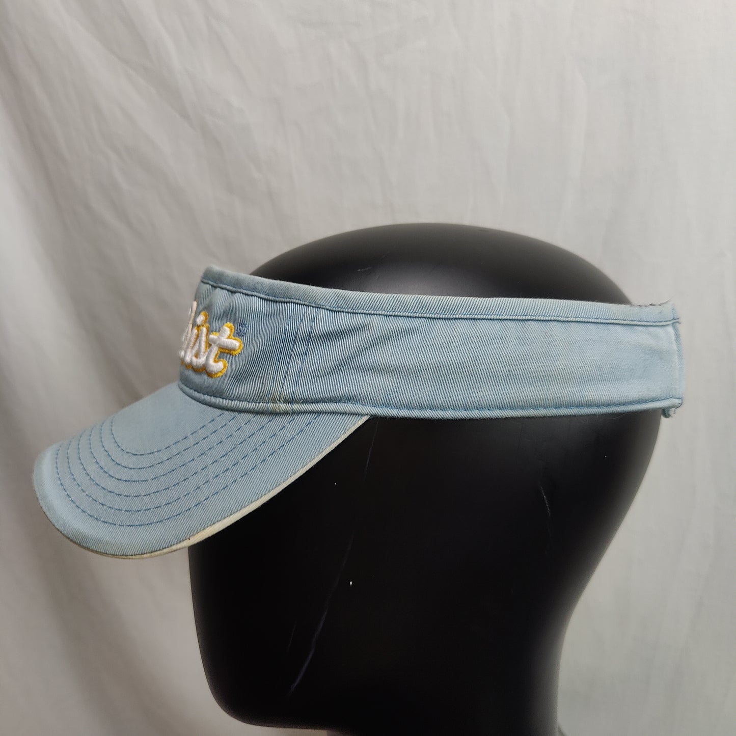 Titleist Vintage Light Blue Embroidered Visor Hat Women One Size