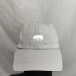 The North Face Grey Embroidered Bear Baseball Cap Hat Men One Size