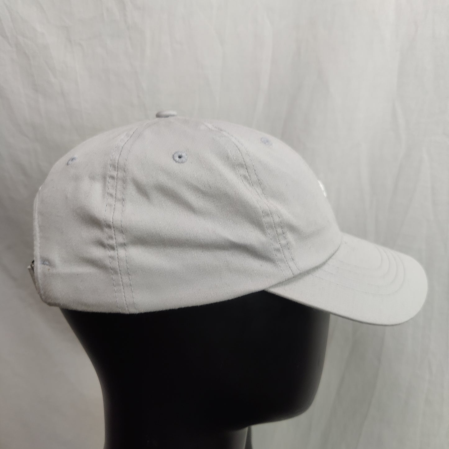 The North Face Grey Embroidered Bear Baseball Cap Hat Men One Size