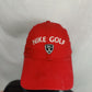 Nike Golf Vintage Red Embroidered Baseball Cap Hat Men One Size