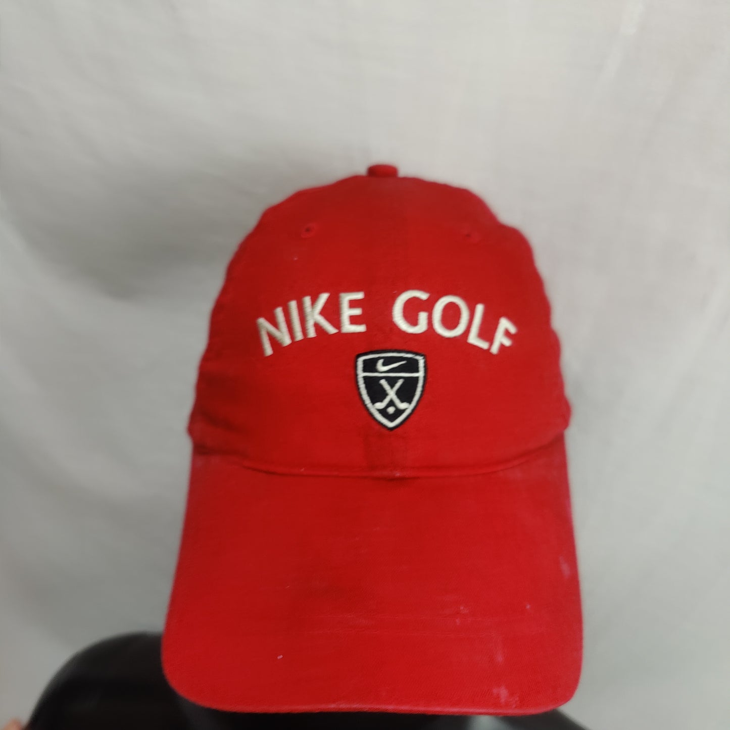 Nike Golf Vintage Red Embroidered Baseball Cap Hat Men One Size