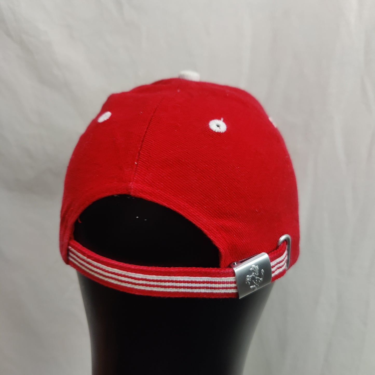 Ferrari Vintage Embroidered Red Baseball Cap Hat Men One Size