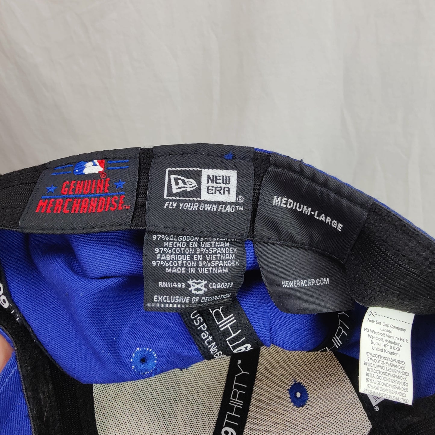 MLB New Era New York Yankees Blue Embroidered Basketball Cap Hat Men One Size