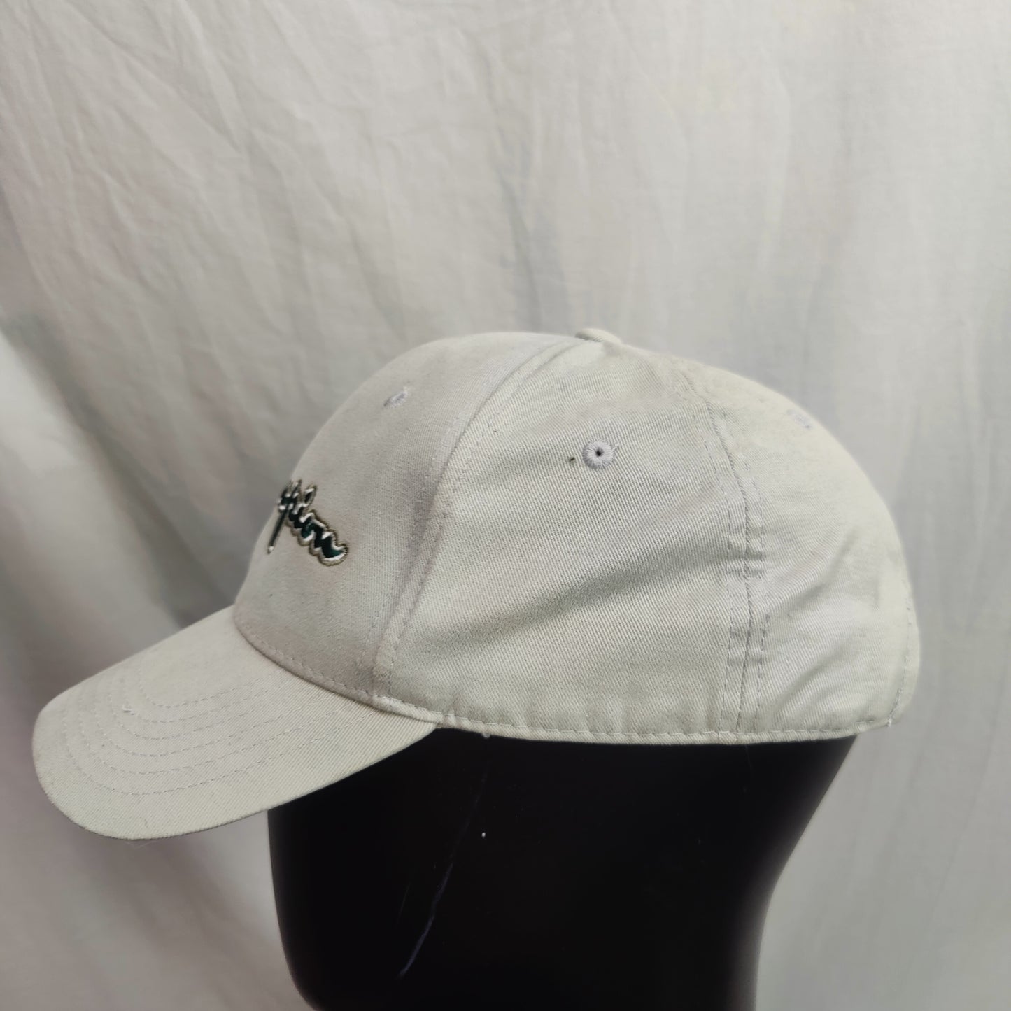 Champion Vintage White Embroidered Baseball Cap Hat Men One Size