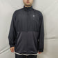 Nike Team Vintage Black Windbreaker Jacket Men Size XL