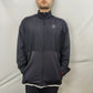 Nike Team Vintage Black Windbreaker Jacket Men Size XL