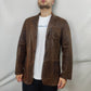 Springfield Vintage Brown Goat Leather Blazer Jacket Men Size Large