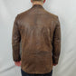 Springfield Vintage Brown Goat Leather Blazer Jacket Men Size Large