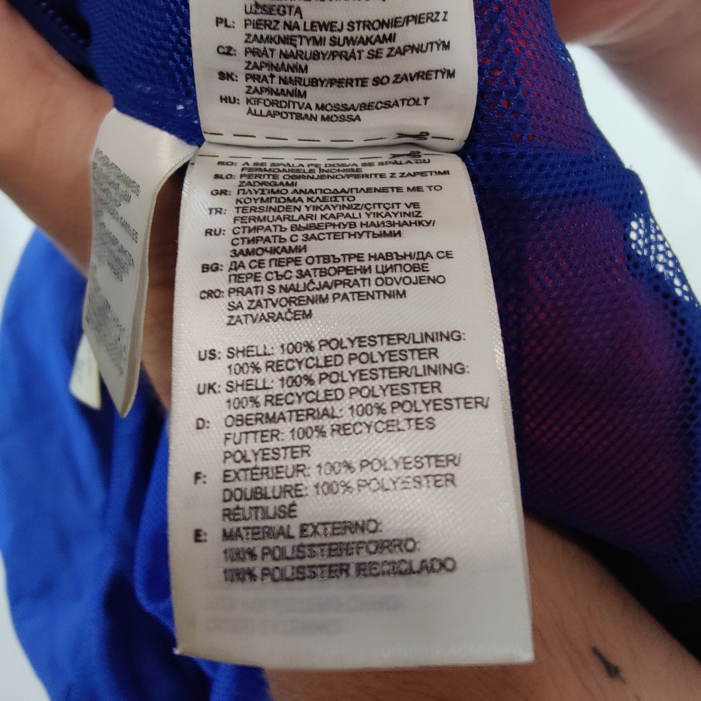 Adidas Manchester United 2015/16 Blue Track Jacket Men Size XL