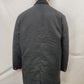 Brook Taverner Black Long Pea Coat Jacket Overcoat Men Size Large