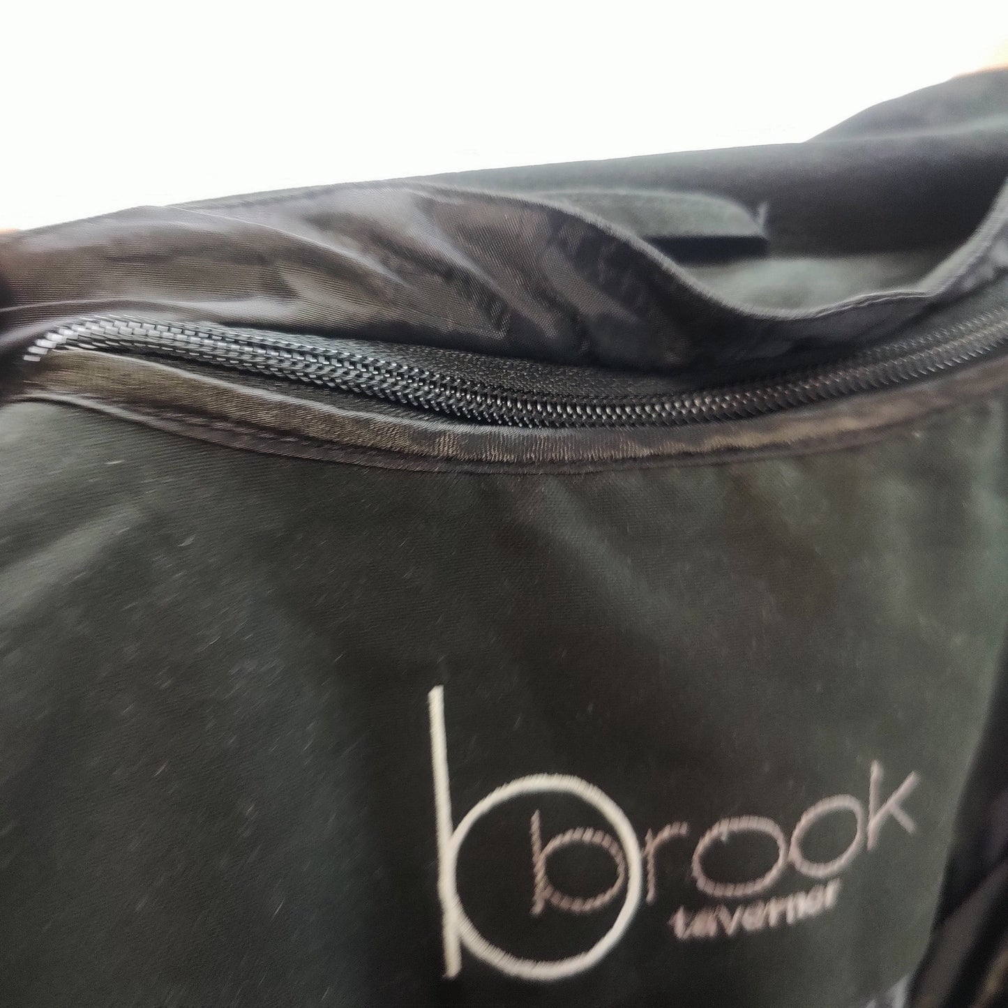 Brook Taverner Black Long Pea Coat Jacket Overcoat Men Size Large