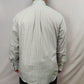 Ralph Lauren White Green Striped Long Sleeve Casual Shirt Men Size Large