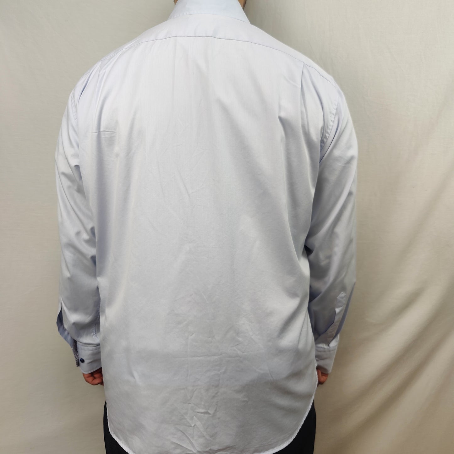 Stenströms Light Blue Long Sleeve Cotton Shirt Men Size XL