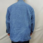 Status Vintage Blue Long Sleeve Denim Button Up Shirt Men Size XL