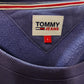 Tommy Hilfiger Lilac Blue Purple Crew Neck Loose Fit Sweatshirt Men Large
