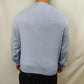 Polo Ralph Lauren Vintage Light Blue Cotton Knit V Neck Jumper Men XL