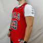 Nike Vintage Chicago Bulls NBA Red Jordan 23 Basketball Jersey Shirt Men Medium