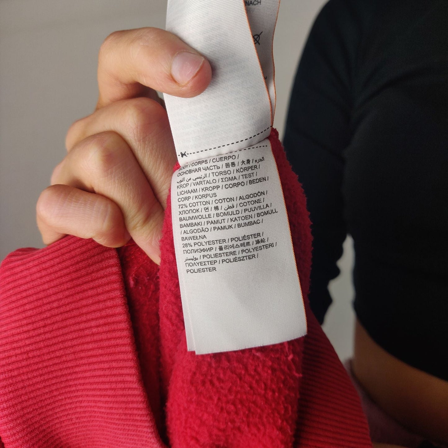 Superdry Vintage Red Pullover Hoodie Women Size Large