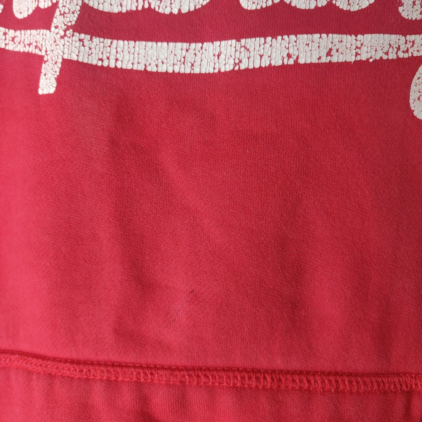 Superdry Vintage Red Pullover Hoodie Women Size Large