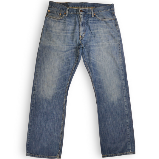 Levi's 514 Blue Stonewash Regular Straight Jeans Men Size W36/L32
