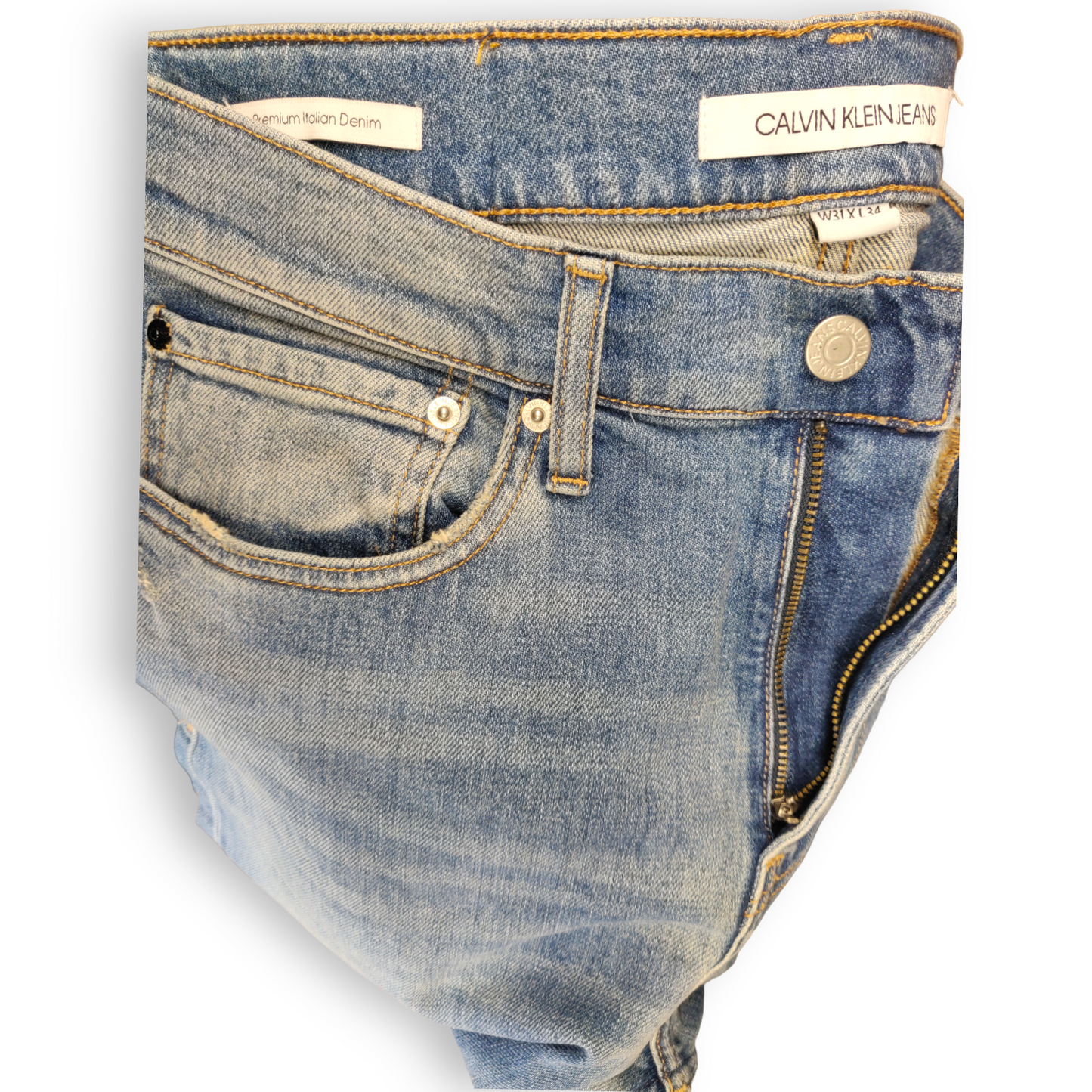 Calvin Klein Jeans Blue CKJ 016 Skinny Jeans Men Size W31/L30