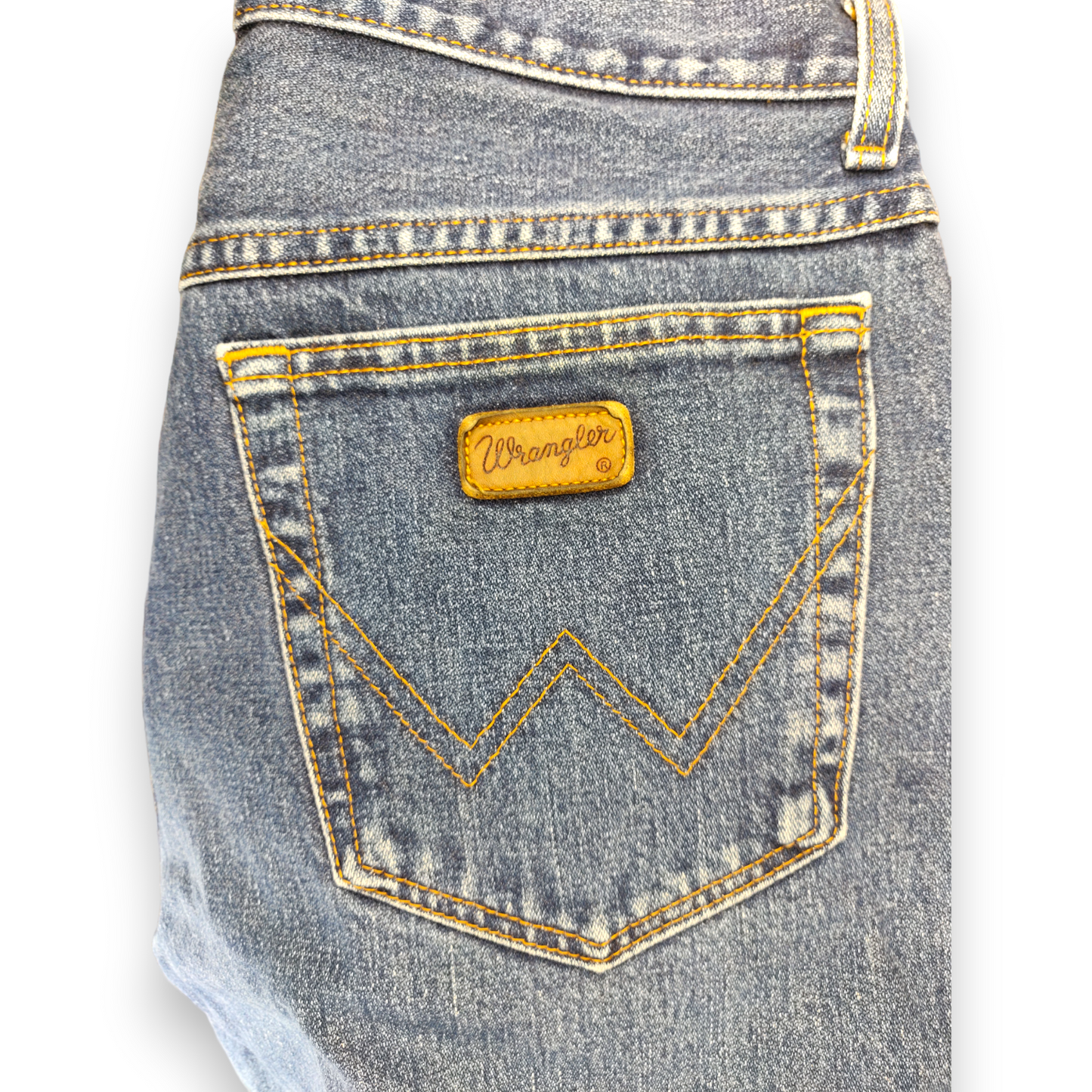 Wrangler OHIO Vintage Blue Stonewash Straight Fit Jeans Men Size W32/L32