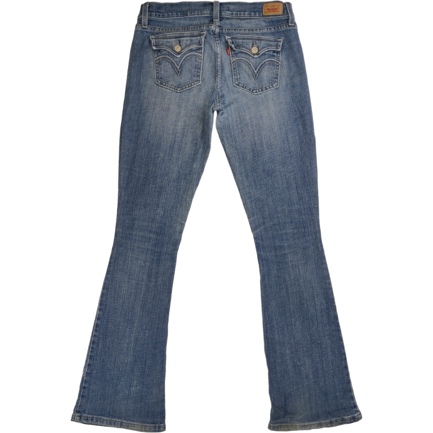 Levi's 524 Vintage USA Blue Too Superlow Low Rise Bootcut Jeans Women Size W30/L32