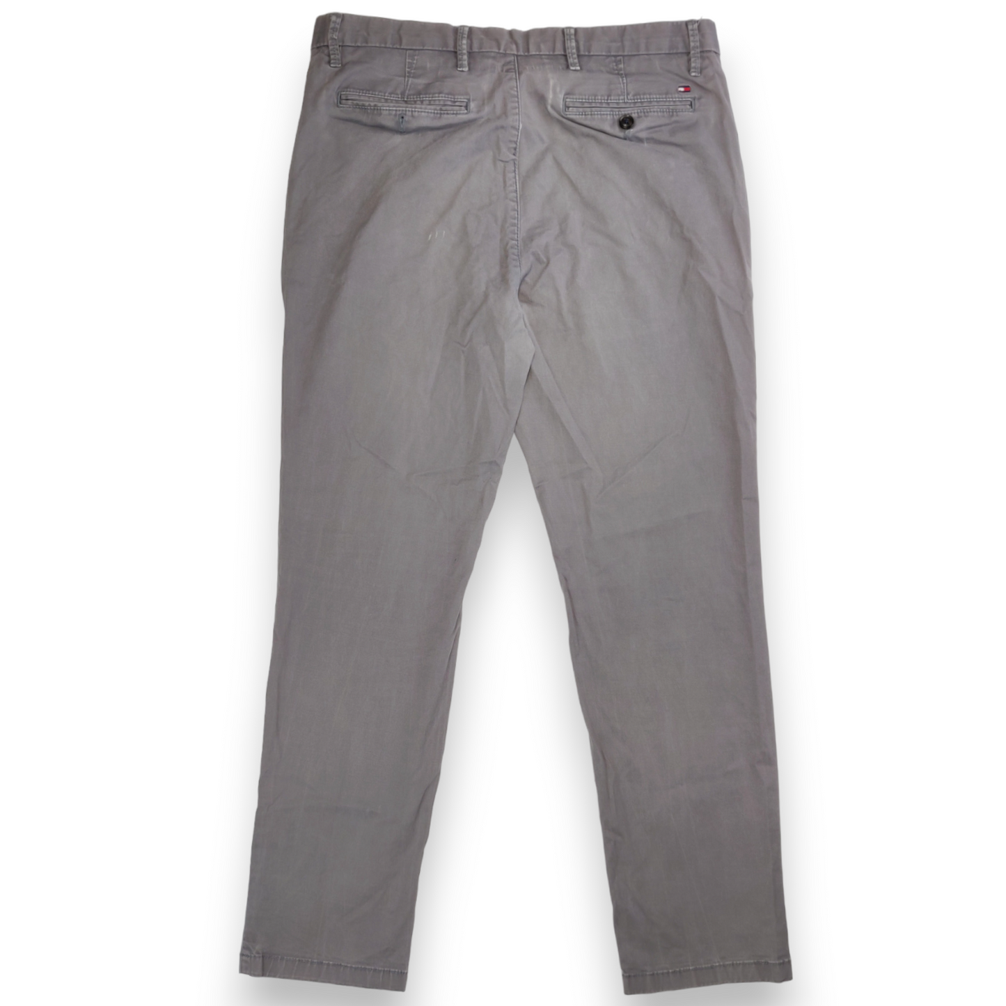Tommy Hilfiger Grey Organic Cotton Chino Trousers Men Size W34/L30