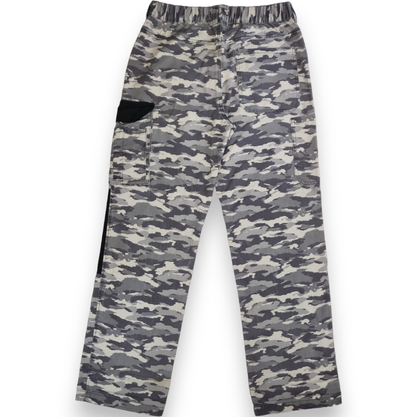 Lidl Grey Camouflage Cargo Work Trousers Men Size W30/L32