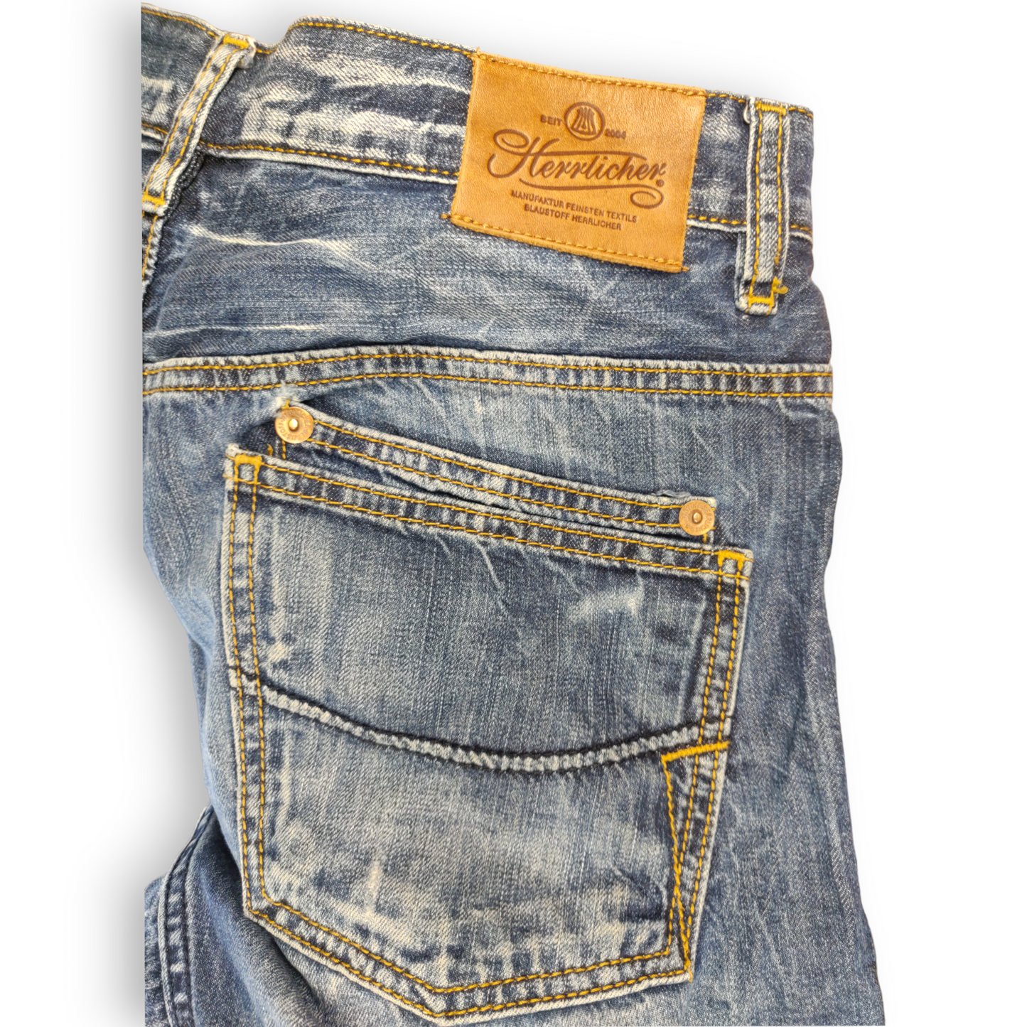 Herrlicher Blue Straight Jeans Men Size W32/L32