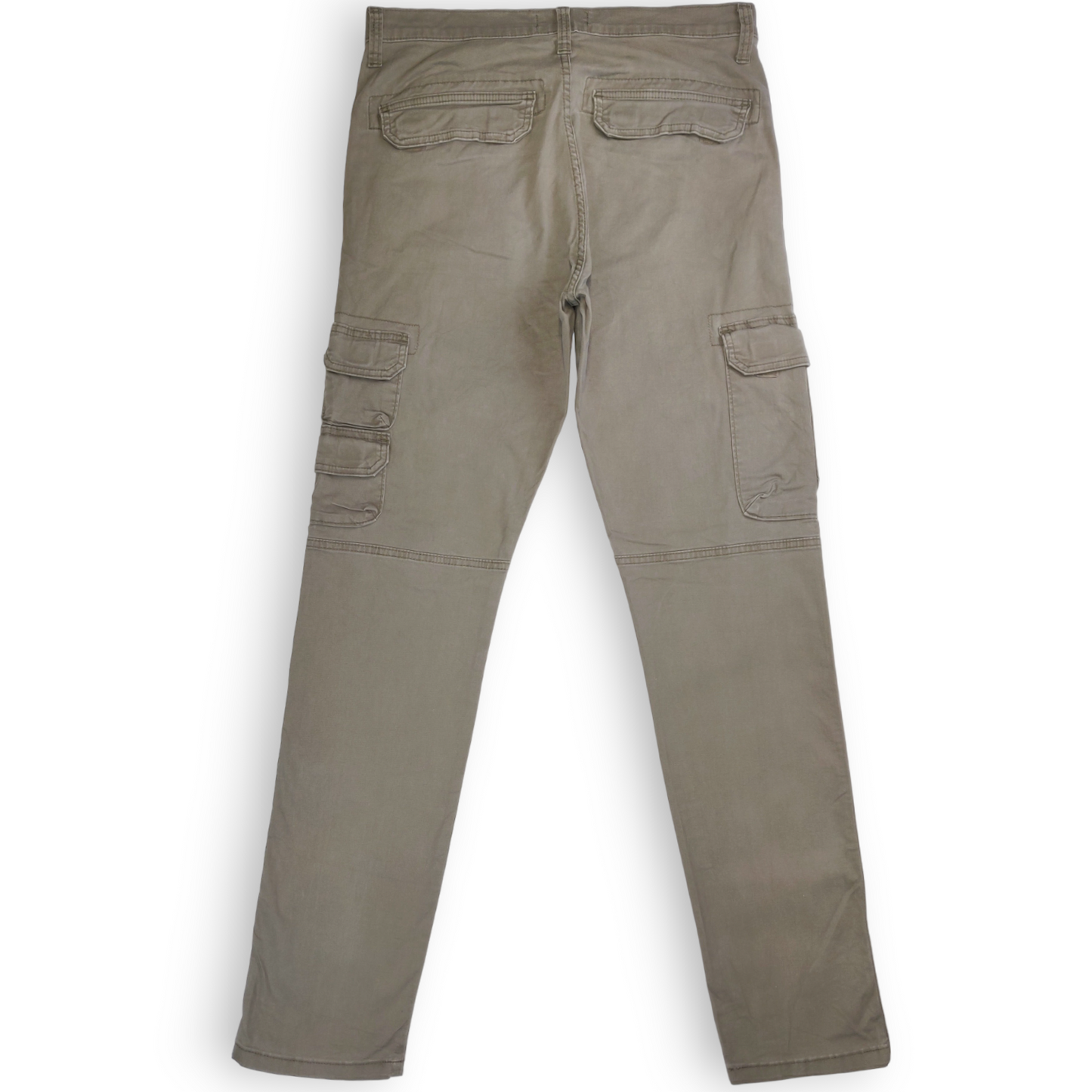 Wrangler Vintage Beige Regular Tapered Cargo Stretch Trousers Men Size W32/L34