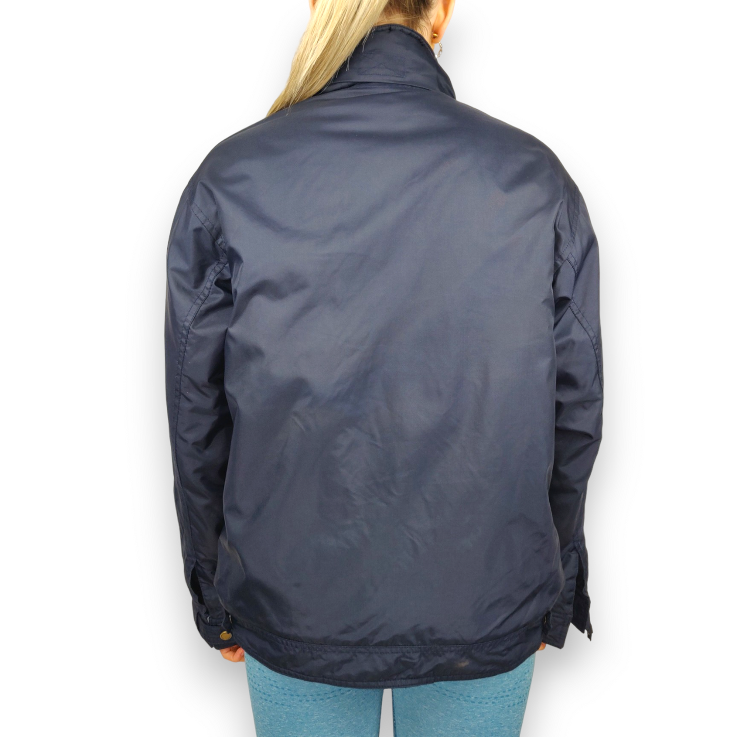 Polo Ralph Lauren Navy Windbreaker Jacket Women Size Large