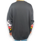 Disney Vintage Classic Mickey Mouse Black Pullover Sweatshirt Women Size Small