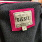 Diesel Vintage Navy Full-zip Hoodie Women Size Small
