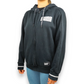 Puma Black Logo Spell Out Full-Zip Hoodie Women Size Small