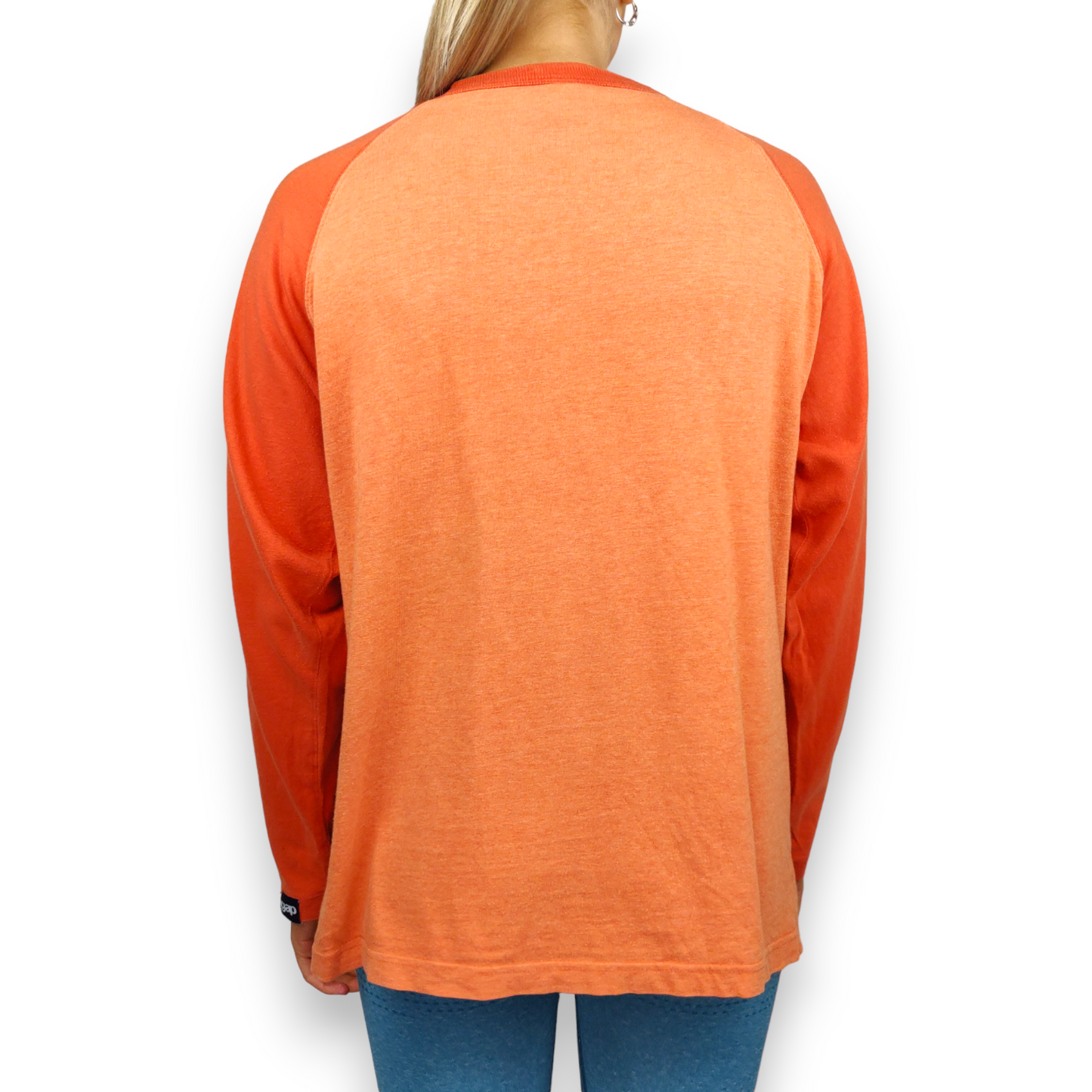 GAP 35 Orange Long Sleeve T-Shirt Women Size XL / UK 12