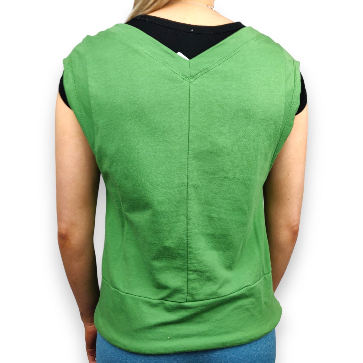 Nike Air Vintage Green Sleeveless Sweatshirt Women Size Small
