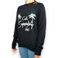 Superdry Black Cali 1965 Crew Neck Pullover Sweatshirt Women Size Small