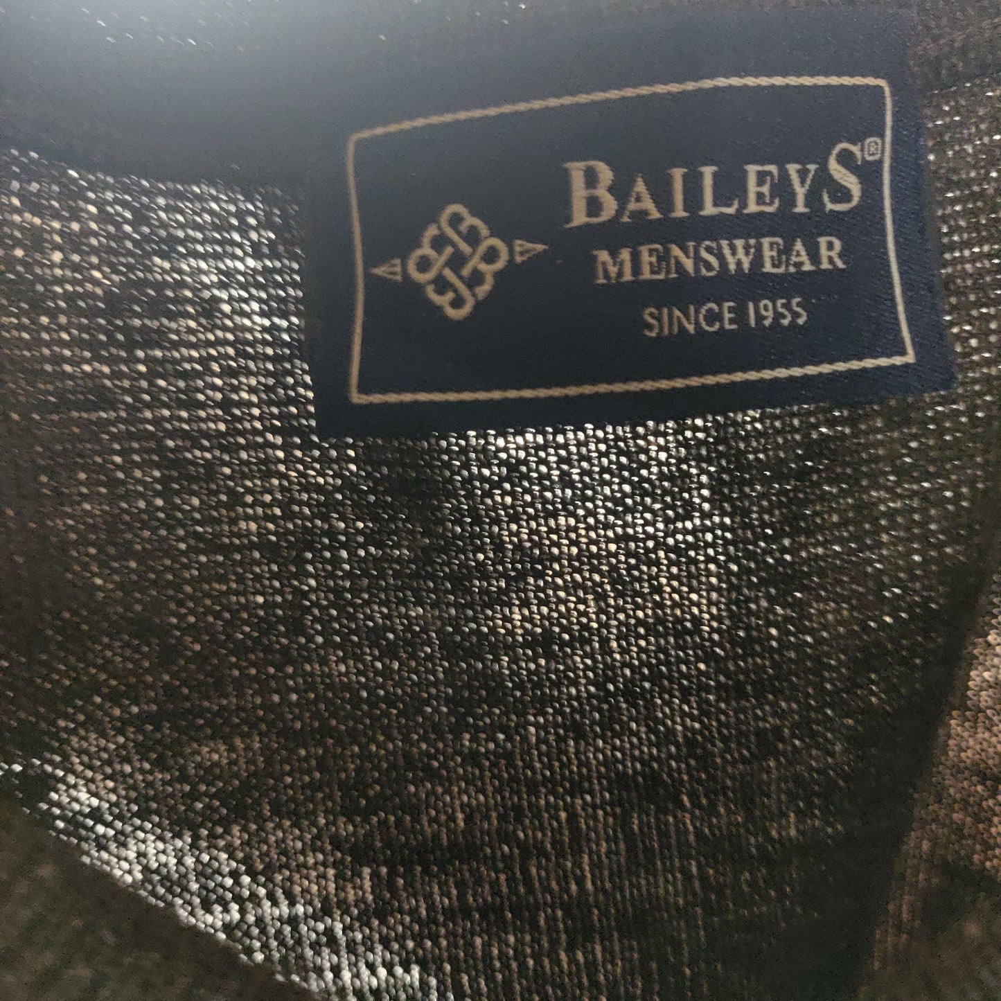 Baileys Vintage Brown V-Neck Pullover Jumper Men Size Large