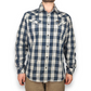 Lee Vintage Blue/White Long Sleeve Checked Shirt Men Size XL