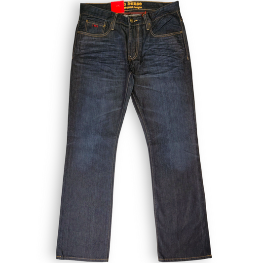 6th Sense Denim Blue Fred Bootcut Jeans Men Size W34/L34