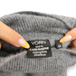 Yorn Grey 100% Cashmere High Neck Pullover Jumper Sweater Women Size Medium