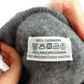 Yorn Grey 100% Cashmere High Neck Pullover Jumper Sweater Women Size Medium