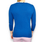 John Lewis 100% Cashmere Blue Boat Neck Pullover Jumper Sweater Women Size Small